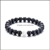 Bil DVR Anklets Natural Stone Armband Män och kvinnor Par Friendship Wrist Jewelry Simple Products Drop Delivery Dhzzi