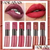 Lápiz labial Handaiyan Arc Matte Set 6 piezas Colores ricos Veet Hidratante Duradero Fácil de usar Belleza Maquillage Maquillaje de lujo Gota del Dhpwh