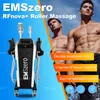 EMSZERO Roller Massage 7-in-1 Fat Reducer 14 Tesla 4 Handvat 2 Roller EMS RF Afslankmachine En Roller CE-certificaat