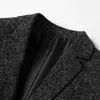 Herrenanzüge Blazer Blazer Männer Markenjacke Mode Schlanke Freizeitmäntel Handsome Masculino Business Jacken Anzüge Gestreifte Herrenblazer Tops 230301