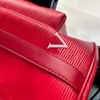 Klasik tasarımcı okul çantaları sırt çantası lüks tasarımcı sırt çantaları kırmızı kot çanta çanta kadın erkekler okul çantası sırt çantaları moda mektubu bayan seyahat açık çanta
