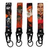 Schlüsselanhänger YQ1307 Halloween Schlüsselbund Horror Schlüsselanhänger Für Männer Frauen Auto Motorrad Schlüsselhalter Handgelenk Strap Geschenk Schmuck Zubehör