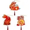 Украшение вечеринки китайское весеннее фестиваль Пасхальный фонарь DIY Cartoon Paper Lamp