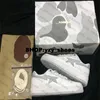 Scarpe casual JJJJound A Bathing Ape Bapestar Taglia 13 Sneakers da uomo Designer Eur 47 Scarpe da ginnastica da donna Us 13 Us13 Running Piattaforma da skate di alta qualità Us 12 Runners Bianco