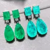 emerald ear cuff