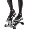 Goods Stamina Mini Stepper with Monitor Low Impact Black and Gray Stepper Great Design for at Home Workouts Step Machines
