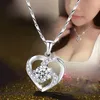Pendant Necklaces Fashion Jewelry Silver Plated Women Necklace YDHP28 Melon Seed Chain W-shaped Buckle Copper Alloy