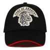 Call Caps 2018 New Baseball Cap SOA Sons of Anarchy Skull Embroidery Disual Snapback Hat Fashion عالية الجودة سباق الدراجات النارية Sport Z0301