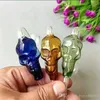 Rökningstillbehör S Glass Pot Skull Bone Wholesale Bongs Oil Burner Pipes Water Pipes Glass Pipe Oil Rigs