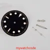 Watch Repair Kits For Japan NH35 NH36 Automatic Movement Sterile Black Dial And Hands Set Wristwatch Accessories Tools &