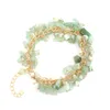 Bohemian Beach Bracelet Natural Gravel Crystal Bracelet Travel Fashion Accessories Gift Supplies