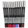 gekleurd eyeliner potlood waterproof eyeliner pen in een set 12 Kleuren Zwart Bruin Wit Krijt a Level Aloë Vera Vitamine E Luxe Make-up Zachte Eyeliners