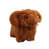 25cm Highland Fleece Ram Plush Toy Doll Anime Cute Room Decoration Pillow Christmas birthday Gift