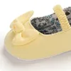 Eerste Walkers Toddler Girl Crib schoenen geboren Baby Girls Boys Bowknot Soft Sole Dot Print Casual