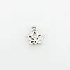 300pcs Charms Lotus Flower 11x13 mm Anticzna srebrna biżuteria tworzące ręcznie robię sobie rzemiosło