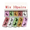 False Eyelashes 3D Faux Color Lashes Packaging Box Colored Bottom Card Eyelash Cases Natural Thick Exaggerated Luxury Makeup Lash Ex Dhs7M