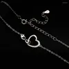 Choker 2023 Style Heart-shaped Pendant Necklace For Women Elegant Sexy Clavicle Chain Fashion Luxury Jewelry Wedding Party Gift