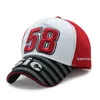 Ball Caps Memento Moto GP Motorörler İtalyan yarışçı 58 Simoncelli San Carlo Beyzbol Kapağı Hiphop Erkekler için Gorras Snapback Hats Z0301
