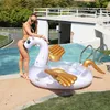 Summer Inflatable Pegasus Float Swim Ride-On Pool Beach Unicorn seat ring Toys Water Party Swimming Floats Raft Air Mattress Giant Rainbow Horse