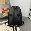 Student backpack PU Korean version ins fashion leisure large capacity anti-splash practical junior high school students 230301