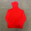 Heren Hoodies Sweatshirts Red SP5Der 555555 Hoodie Men Women 1 1 Hoogwaardige Angel Number Puff Printing Graphic Spider Web -pullovers 230301