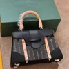 Väskor axeldesigner Woody Tote Black Bag Sac Saigon läderhandväskor Fashion Bags Gift Packing Tops Quality 23SS