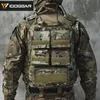 Utomhuspåsar Idogear Tactical Pouch Bag Zip On Panel Modul Ryggsäck för Plate W Mag AVS JPC20 CPC Vest 3573 230228