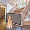Dog Apparel Pet Isolation Barrier Fence Magic Gate Portable Foldable Ingenious Enclosure Protect Safety Mesh Guard