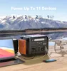 Filfish Sıcak Satış Özel Logosu 110 Volt Şarj Pil Güneş Jeneratör Bankaları Açık için 1000W Taşınabilir Elektrik İstasyonu