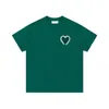 Aamis T-Shirt für Damen, Herren, Hemden, Damen-Designer-Kleidung, Damen-Designer-Kleidung, T-Shirts, Hemd, kurzärmelig, Sommer, Buchstabe A, bedruckte Stickerei, Kleidungsdesigner