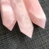 Decoratieve beeldjes Natural Pink Rose Quartz Point Crystal Tower Healing Mineral Stone Collection Diy Home Decor Gift Objects