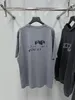 Duyou Ogabersia Towala z vintage koszulka do mycia litery 100% bawełniane koszulki Mężczyźni Strony Podstawowe koszulki Kobiety Kobiety klasyczne Tops Dy8814