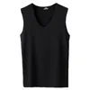 Men's Tank Tops Men's Seamless Bouncy For Top Sexy Comfortable Vest Undershirt Sleeveless V