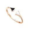 BUIGARI Divas designer single bangle for woman diamond Gold plated 18K highest counter quality classic style Never fade anniversary gift 022