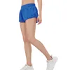 designers 1lululemen-05 Shorts de yoga pour femmes Fit Poche zippée Taille haute Séchage rapide Train court Style ample Respirant Gym Qualité Design classique 8632ess