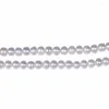 Chains Classic White Button Real Pearl Necklace Jewellery Women Choker Blade & Rope Chain For Mum Party
