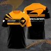 KPY7 남자 패션 티셔츠 대형 23 새로운 F1 포뮬러 원 레이싱 팀 Camiseta Carreras Con Estampado 3d McLaren Chaqueta Gran Top Ropa Alt