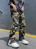 Męskie dżinsy Camo Spodnie workowate hip hop spodnie dla mężczyzn oversize cargo streetwear dżins