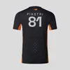 Мужская модная футболка 23 Latest F1 Formula One Racing McLaren 4 Norris 81 Piastri Professional Team Clothing Oversize дышащая детская рубашка 100-4XL