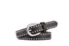 Belts Women's belt metal punk rock INS fashion women's belt alloy D buckle rivet luxury design waistband casual wild jeans band Z0228