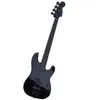 4 Strings Glossy Black Body Electric Bass Guitar with Rosewood Fingerboard Can be customized