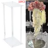 Andere evenementenfeestjes Acryl Flower Vase 10 Pack Clear Centeralce Stand for Wedding Reception Table Decoratie Display Rack Luxe bloemen 230228