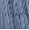 스커트 주름 장식 Tutu 주름 치마 여성 높이 허리 큰 스윙 빈티지 얇은징 스커트 한국 검은 녹색 메쉬 긴 치마 의류 스트리트웨어 230301