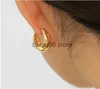 Charme Brief Ontwerp Oorbellen Cirkel Eenvoudige Nieuwe FashiStud Womens Hoop Earring voor Vrouw Hoge Kwaliteit 2 Kleur T0301