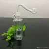 Accessoires pour fumeurs Verre carré Mini narguilé Bongs en gros Tuyaux de brûleur à mazout Conduites d'eau Tuyaux en verre Plates-formes pétrolières Sm