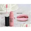 Lipgloss Soft Matte Veet Flüssiger Lippenstift Natural Nude Langlebig Wasserdicht 8 ml Make-up Lipgloss Drop Delivery Gesundheit Schönheit Lippen Dhtq7