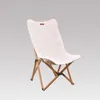 Camp Furniture Outdoor Strandstoel Beech Butterfly Camping Lazy Back Folding Leisure Canvas massief hout