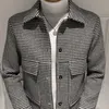 Herenpakken heren plaid jassen mannen wollen trench jas jas uit het kader van casual slanke fit dikkere hoogwaardige steetwear windbreaker