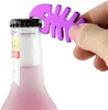 6 kleuren visvorm bierflesopener visbeen aluminium legering fles opener sleutelhanger ring ring keuken gereedschap snuisterij cadeaus willekeurig