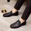 2023 Mens Classic Designer Dress Shoes Slip On Party Wedding Business Casual Loafers Män varumärke Formell kostymskor Storlek 38-45